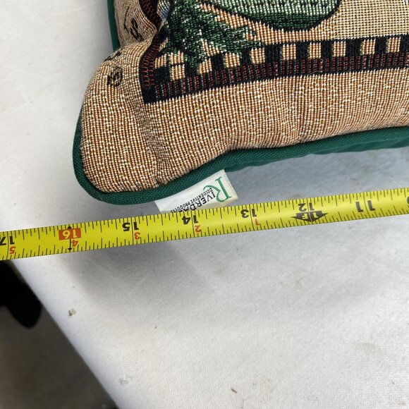 Wishing You The Blessings Of Christmas Tapestry Accent Pillow By River Dale - Picture 5 of 5